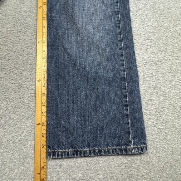 Levis 569 Loose Straight Fit‎ Jeans Mens 36x30 (38x30) Cotton Denim Nice Fade - Picture 7 of 10